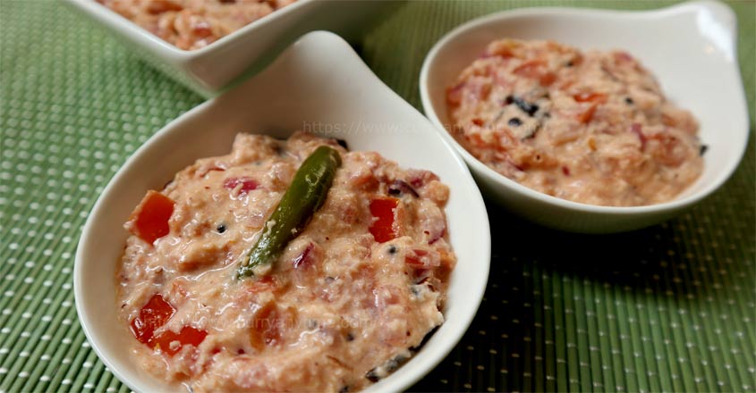 Easy tomato pachadi Easy tomato pachadi