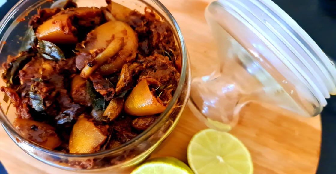 lemon rind pickle