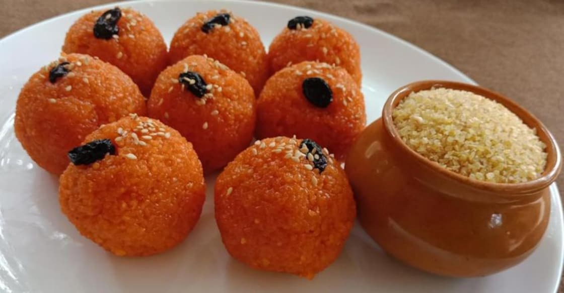 broken wheat laddu