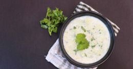 Refreshing raita to aid digestion Refreshing raita to aid digestion