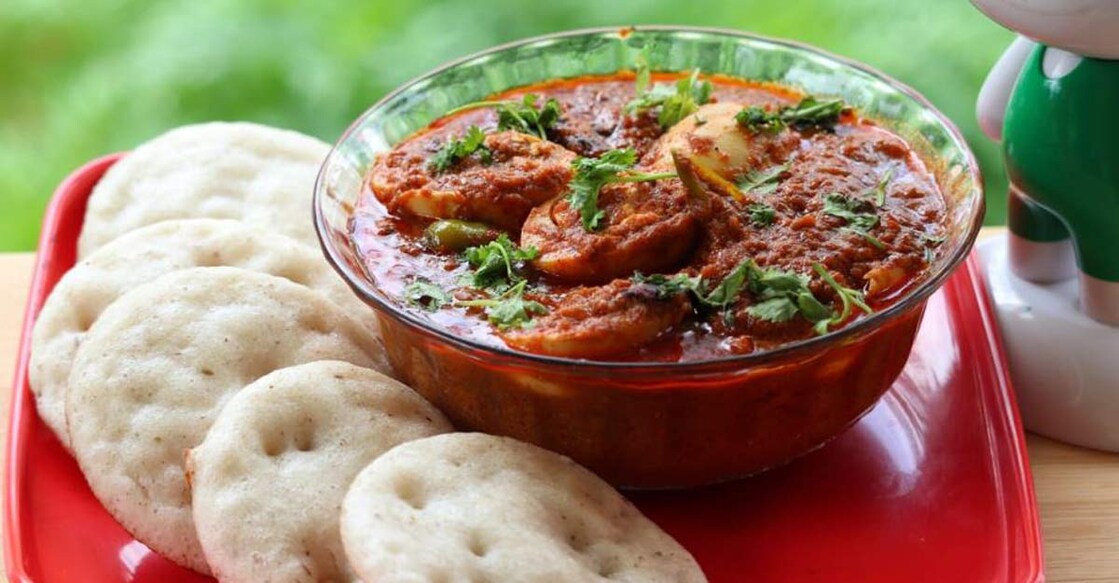 appam egg curry