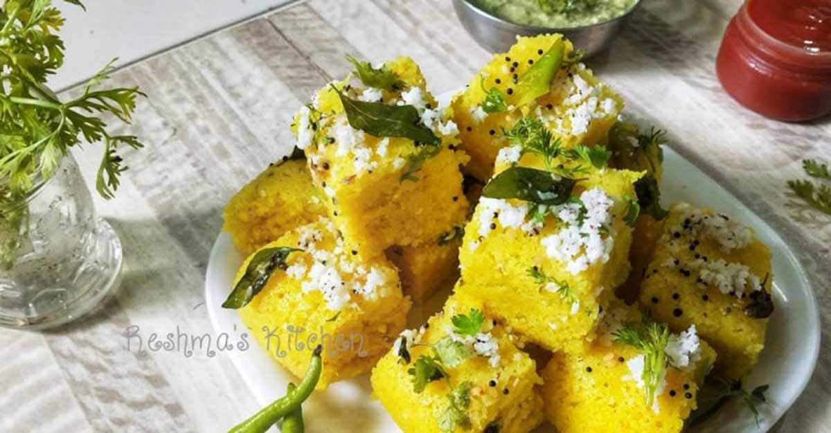 Gujarati dhokla and coriander chutney Reader's Recipe Food
