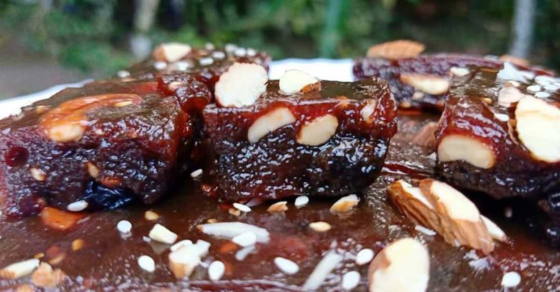 Tasty and colourful beetroot halwa