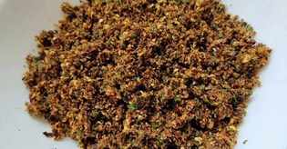 Curry leaves chutney powder