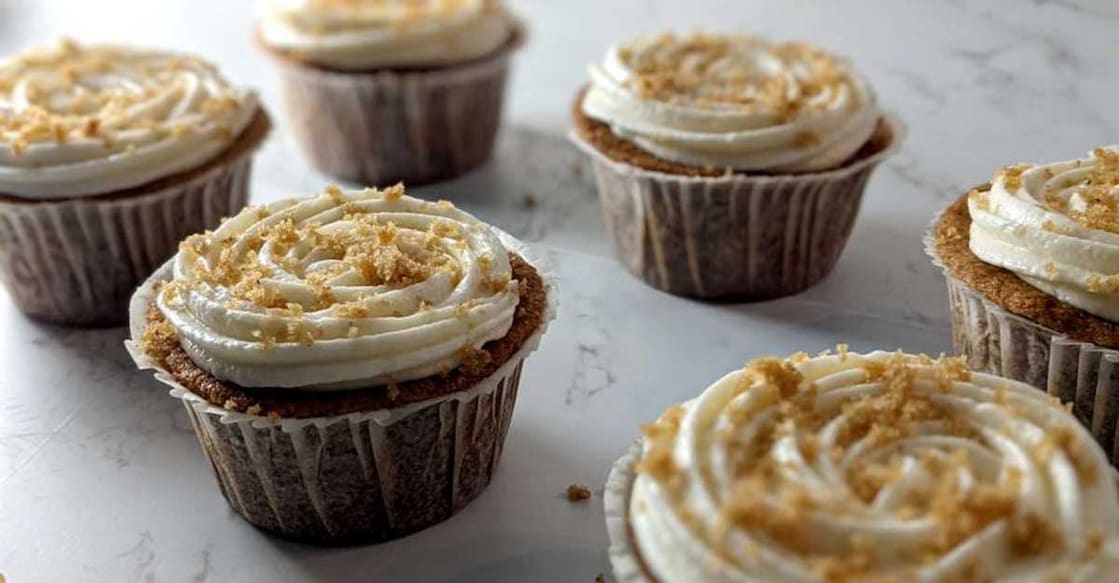 Gingerbread cupcakes