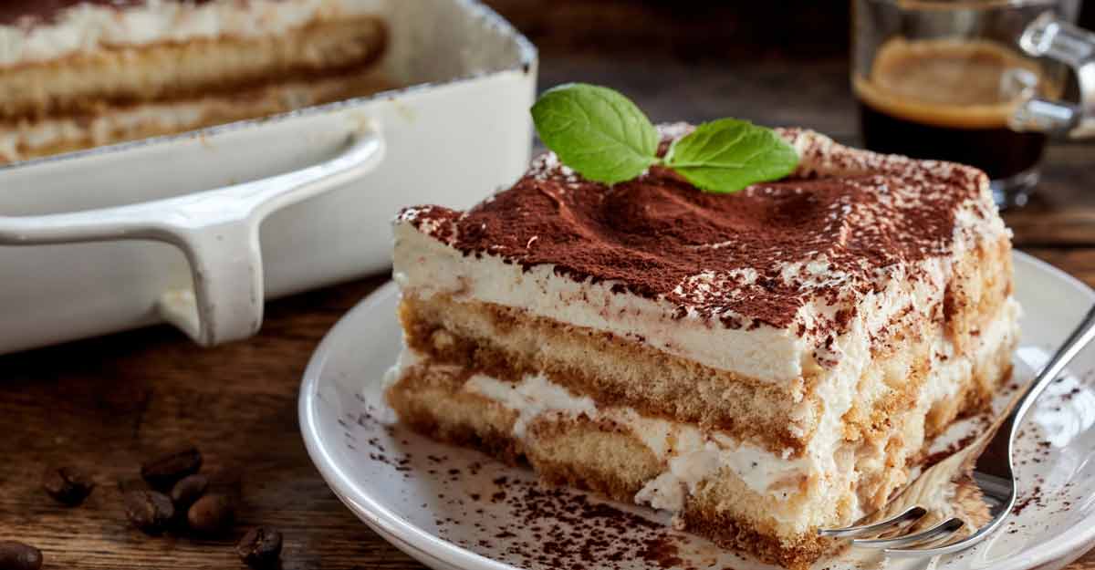 Italian classic tiramisu