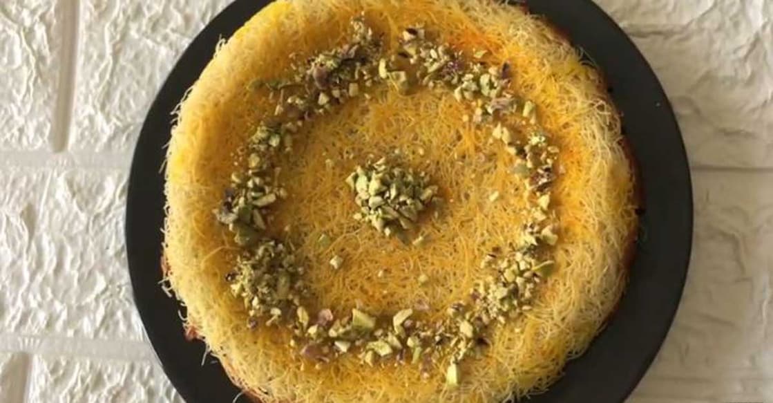 No-oven kunafa
