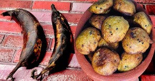 Unniyappam using ripe bananas