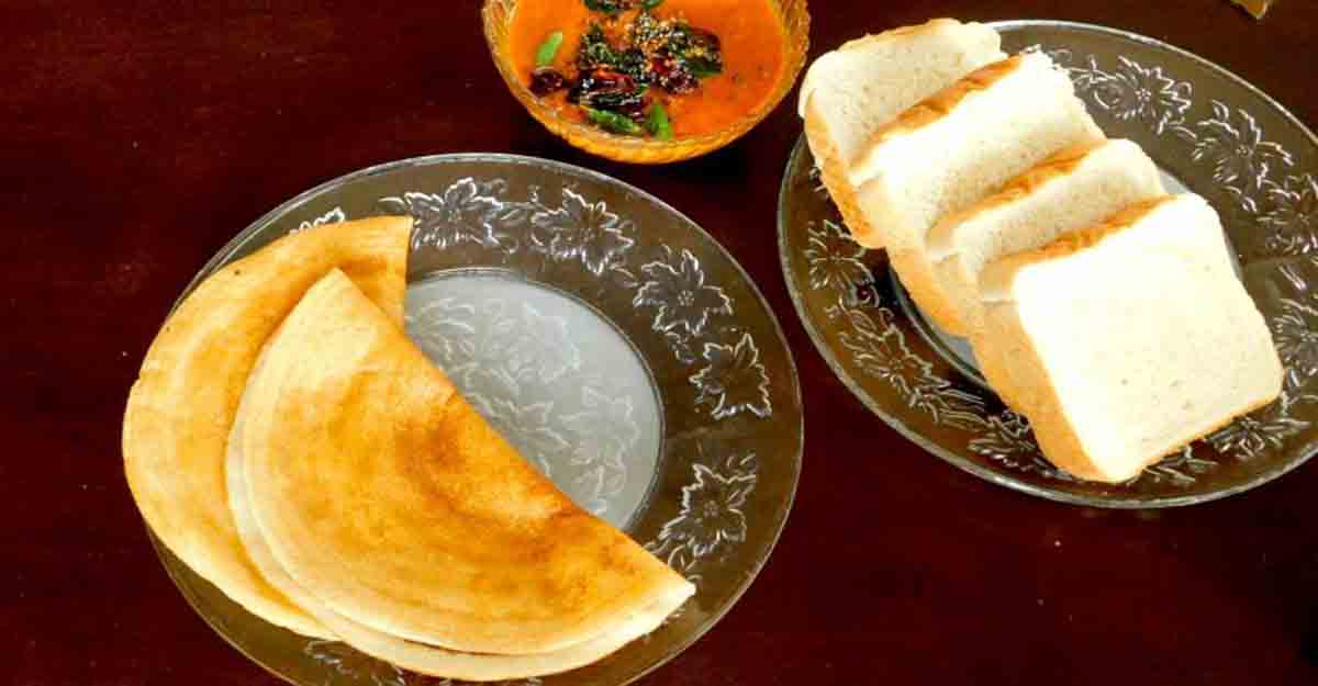 Easy bread dosa Easy bread dosa
