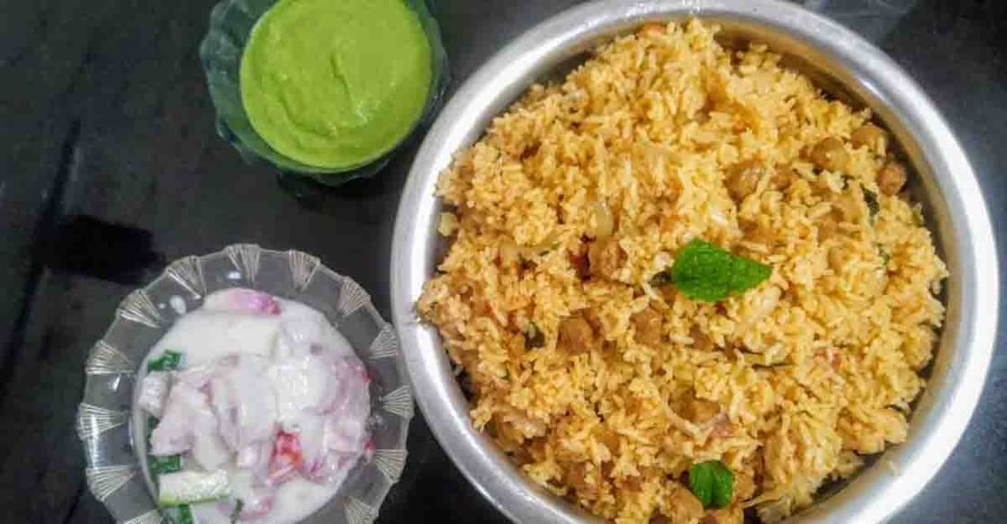 soya-biryani