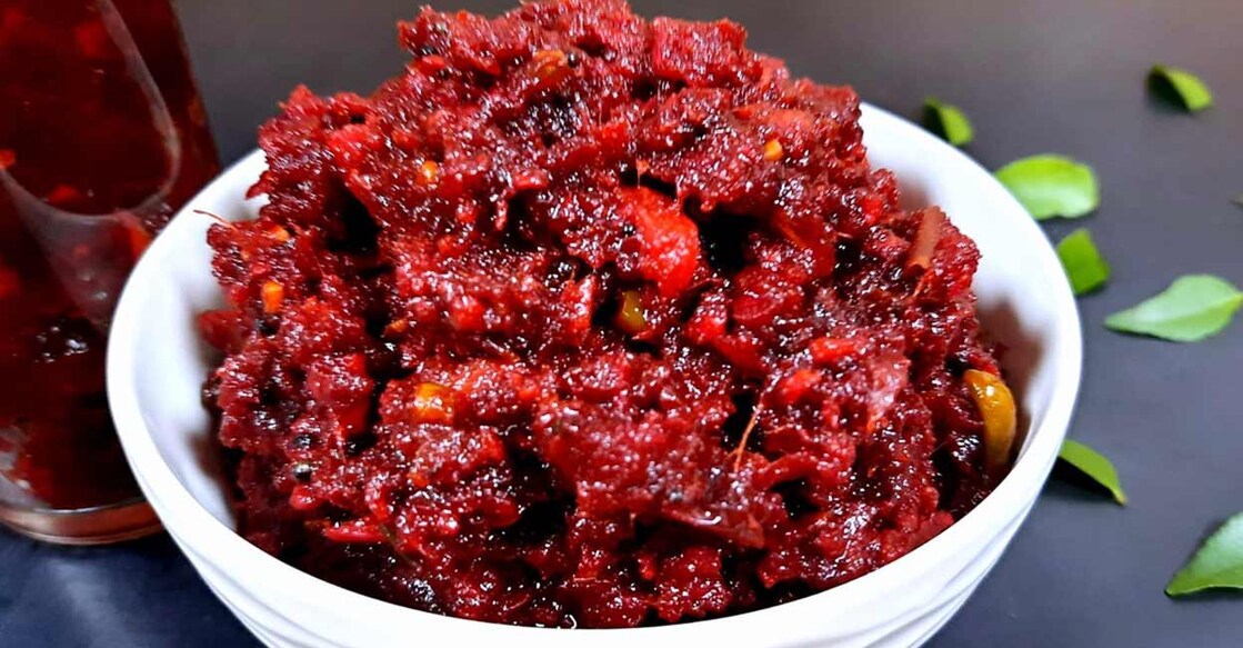 Dates - beetroot pickle