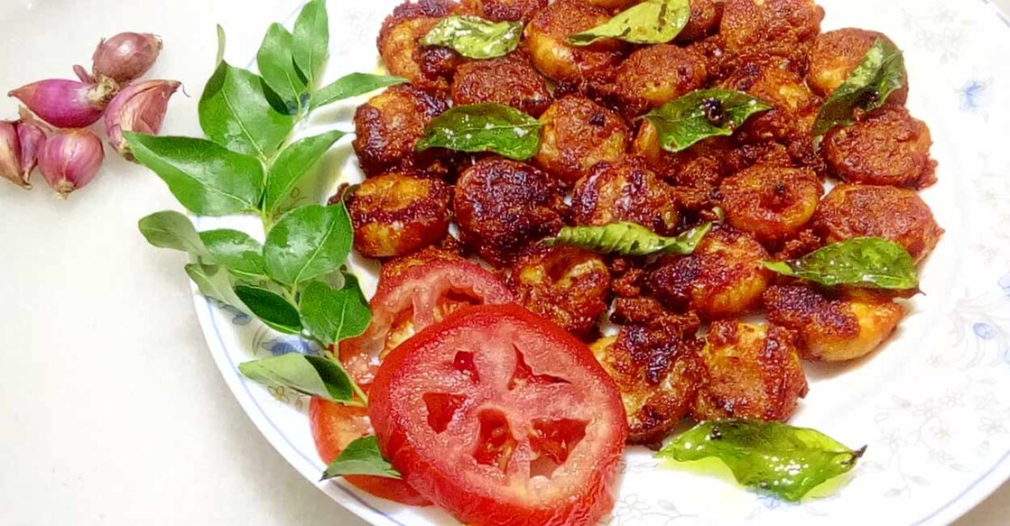 Try this prawns fry masala