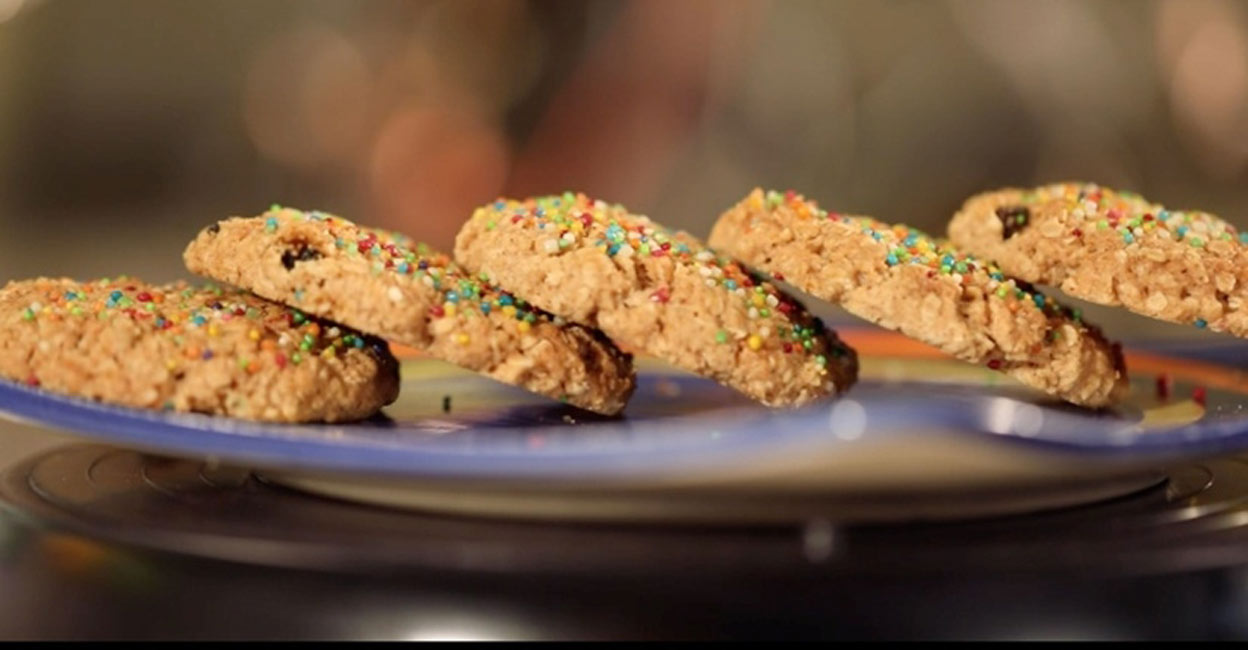 Oat coconut cookies