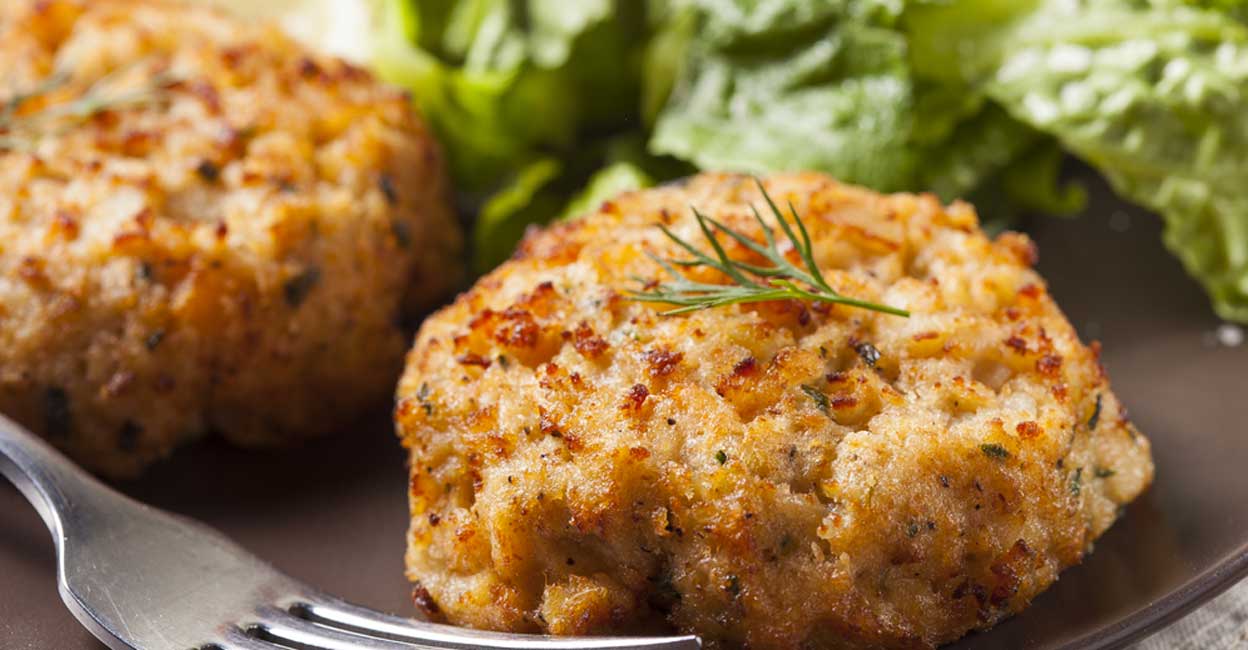 Sample these delicious crab cakes