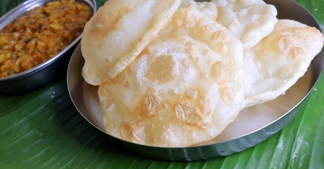 Ghee poori and potato masala curry | Photo: Ganga Sreekanth