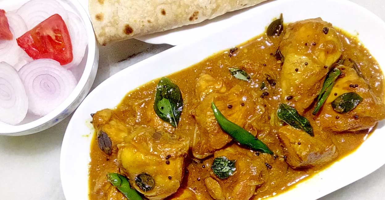 Make this healthy chicken curry without adding even a drop of oil
