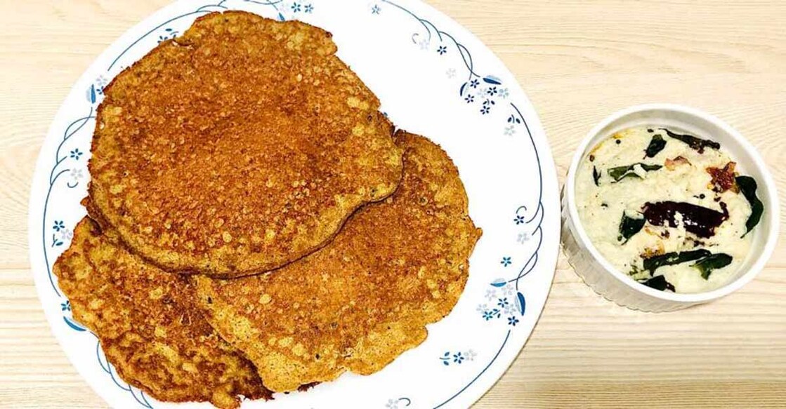 Nutritious flaxseed dosa to lose weight