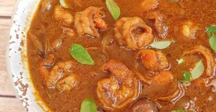 Super tasty prawns theeyal