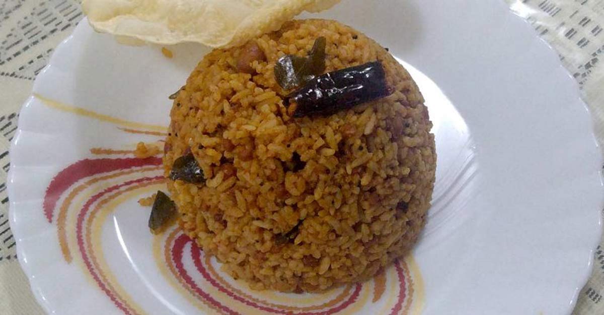 Tamil Nadu special tamarind rice Tamil Nadu special tamarind rice