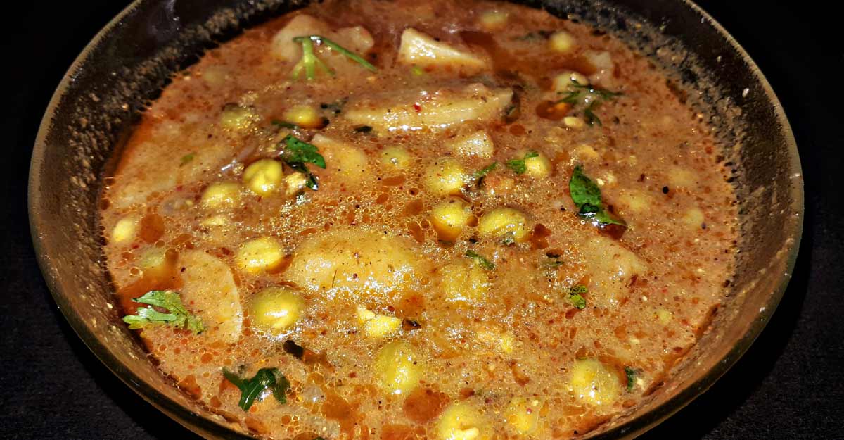 Quick and easy aloo matar