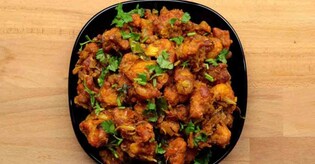Fried cauliflower masala