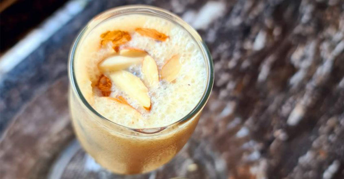 Refreshing jackfruit shake