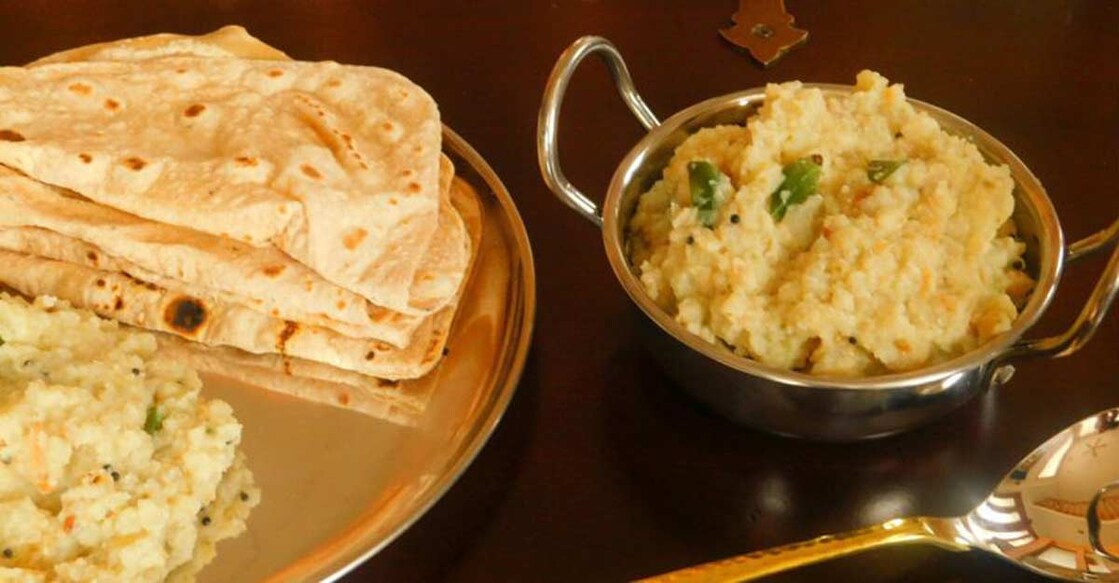 Chettinad style potato podimas
