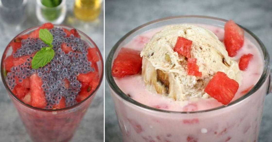 Try these watermelon sarbaths Try these watermelon sarbaths