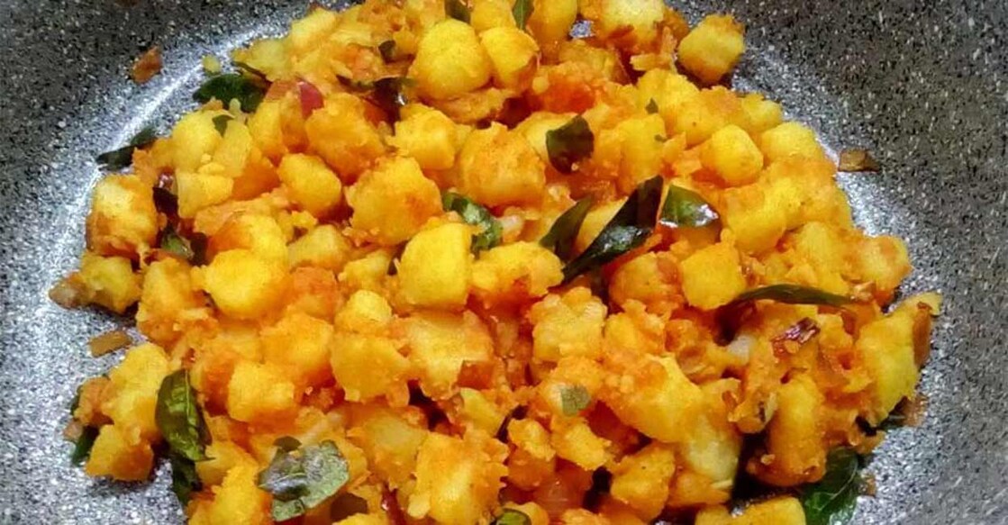 Easy potato stir fry