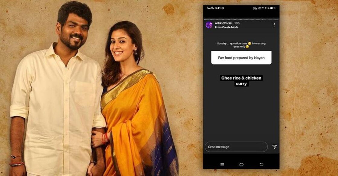 Vignesh Shivan reveals his favourite food cooked by Nayanthara