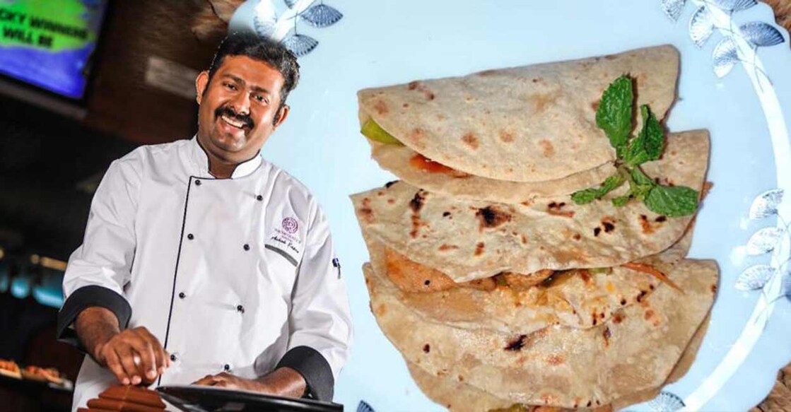 Restaurant-style barbecue chicken wrap