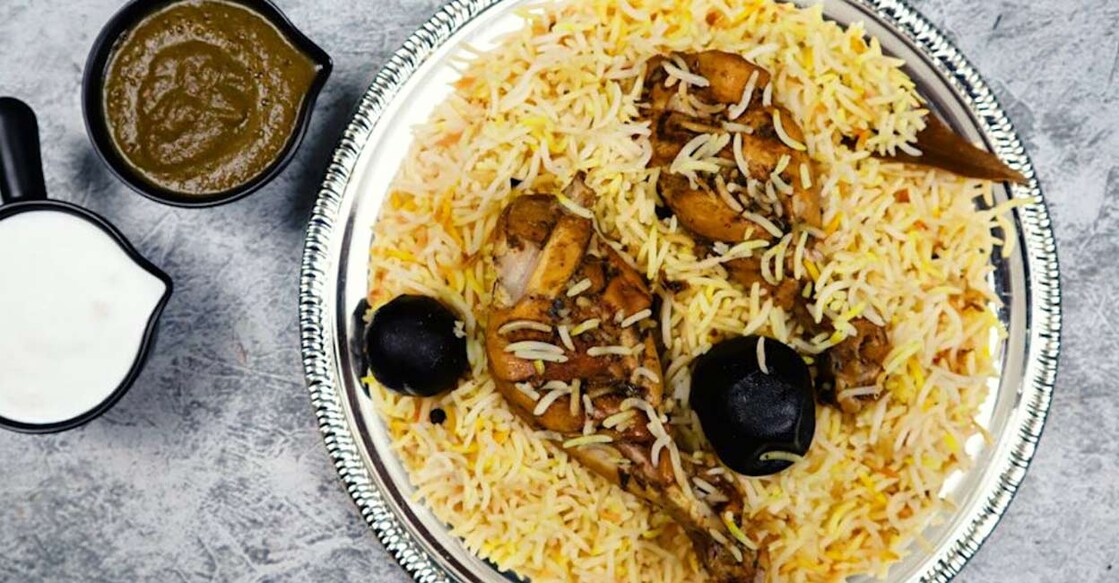 Asian style chicken mandi