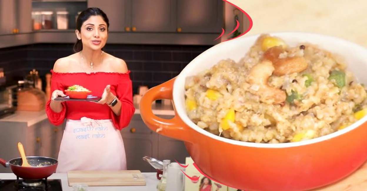 Healthy oats upma by Shilpa Shetty Healthy oats upma by Shilpa Shetty
