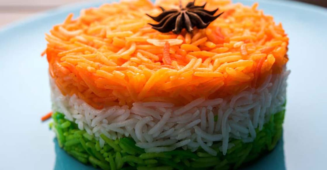 tricolour rice