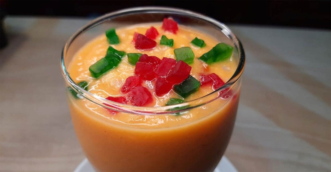 Papaya-sago dessert