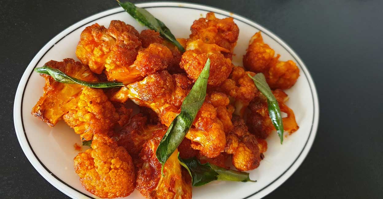 Cauliflower fritters. Photo: Ann Jacob
