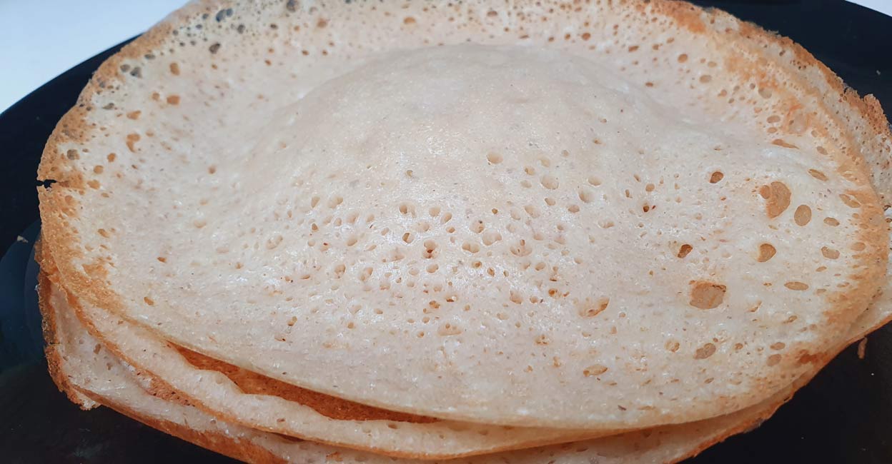 Wheat palappam Wheat palappam