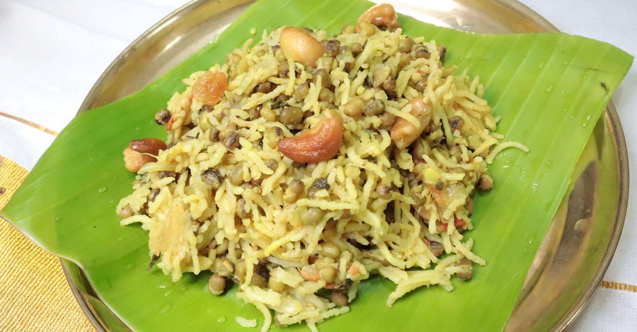 Heard of cherupayar biryani? Try out this unique mung bean recipe