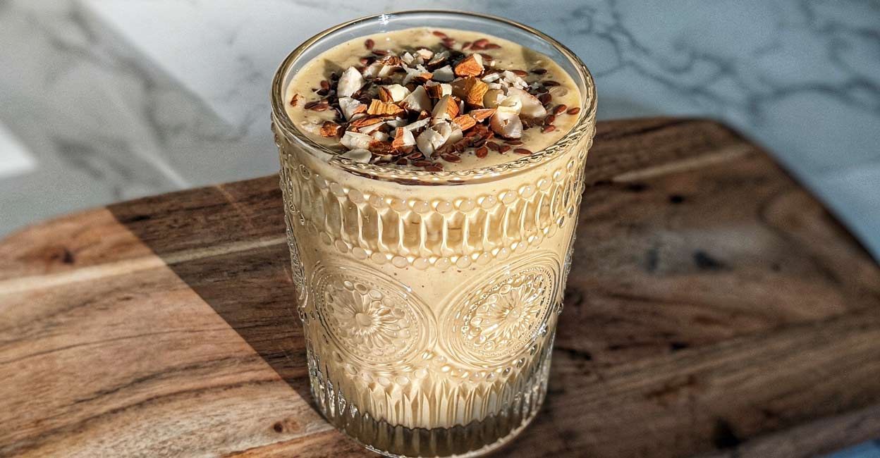 Oats-banana smoothie. Photo: Tania Mathew