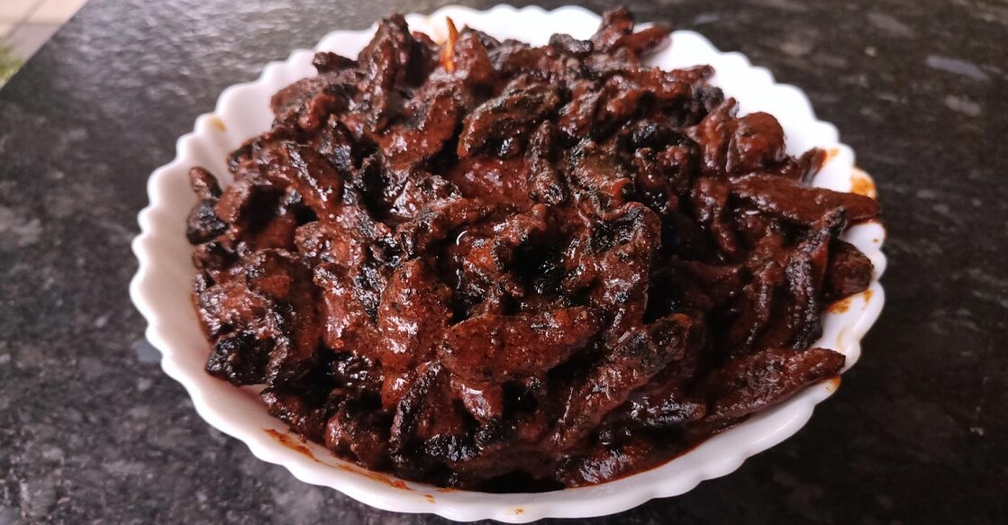 Dried bilimbi pickle. Photo: Roshni Nedungadi