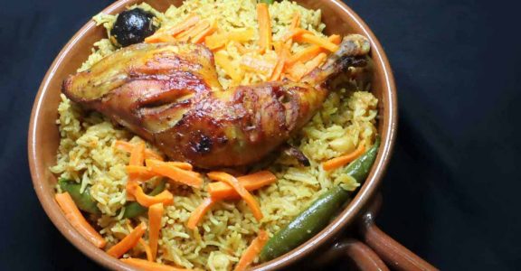 Arabian chicken bukhari rice