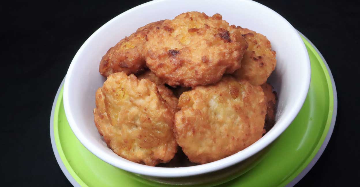 A sweet cutlet made of aval and plantain