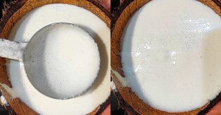 Don't have an idli cooker? Stop worrying and grab a coconut shell