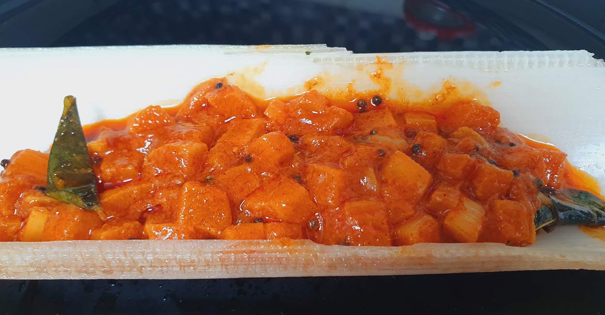 Don't throw away the plantain stems, try out this delicious vazhapindi pickle 