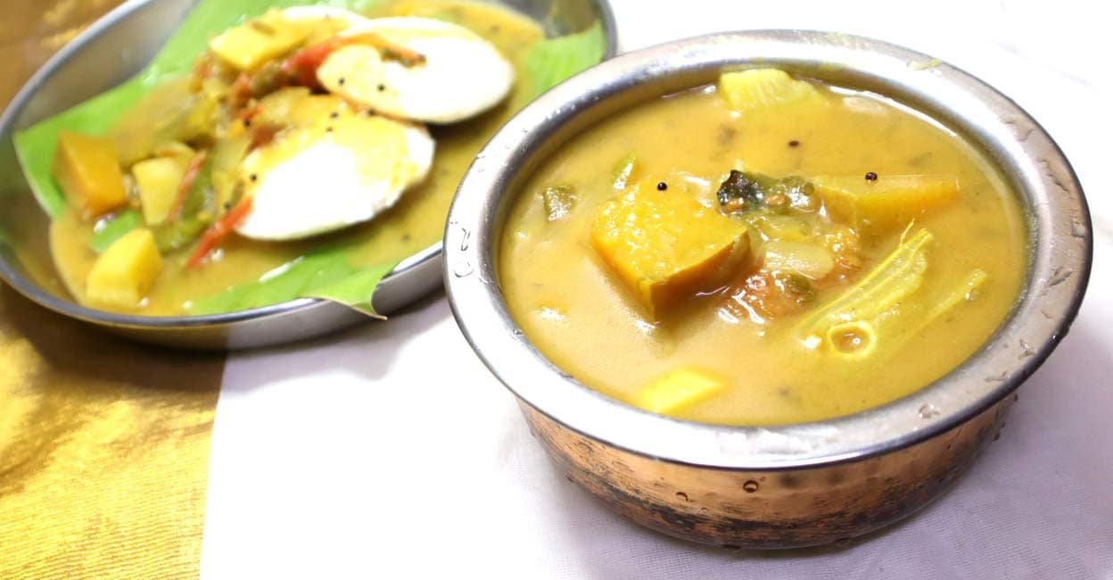 Bombay sambar without dal Bombay sambar. Photo: Ganga Srikanth