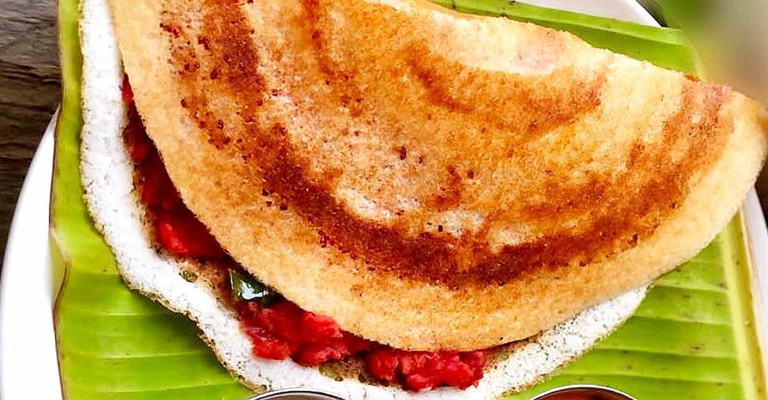 Classic Indian Coffee House style masala dosa