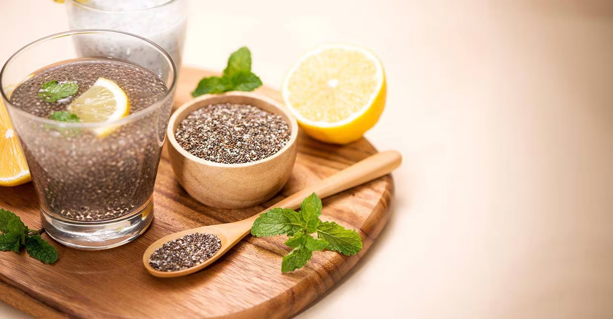 Chia seed drink and pudding for speedy weight loss, glowing skin