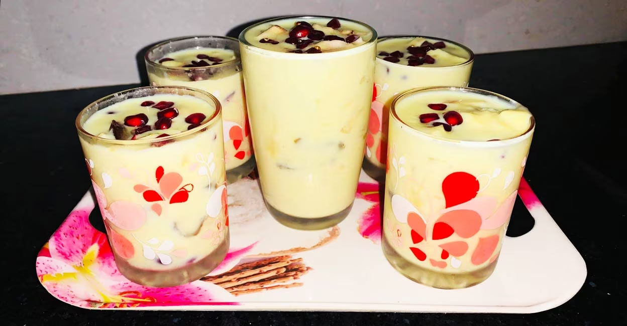 Add sugar only if required as the dessert is mainly prepared using honey and fruits. Photo: Midhila Cheruvally