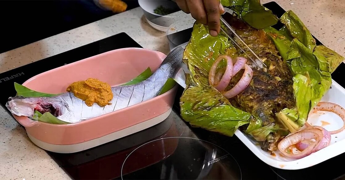 Palthulli, a dish rolled out by Chefs Sinoy and Shibin, is made preferably using kalanji fish (Asian sea bass). Photo: Manorama