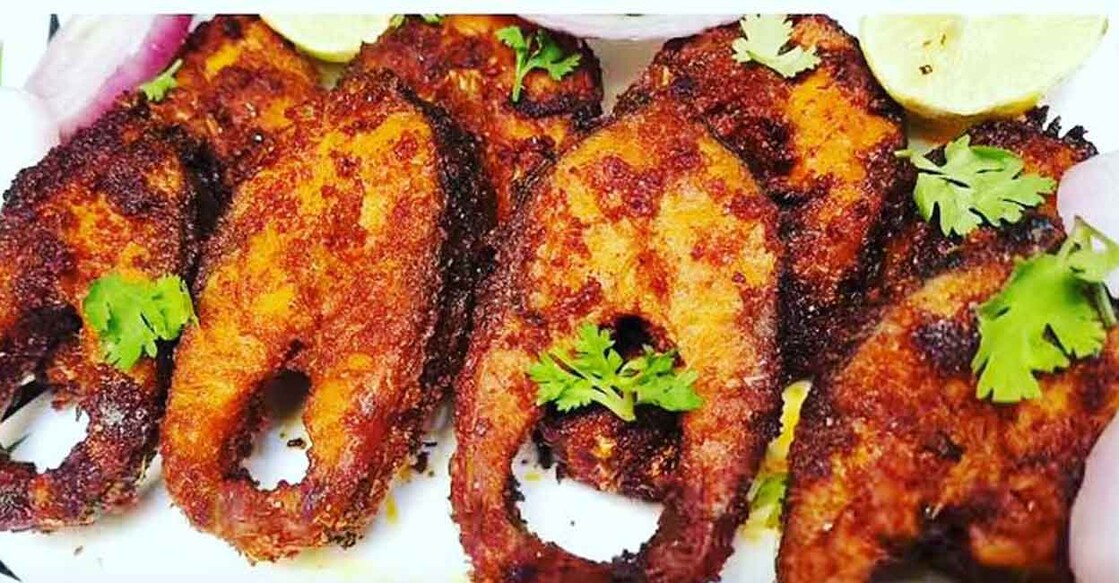 You can easily pair this easy-to-make veggie version of fish fry with a bowl of rice or other dishes. Photo: Manorama
